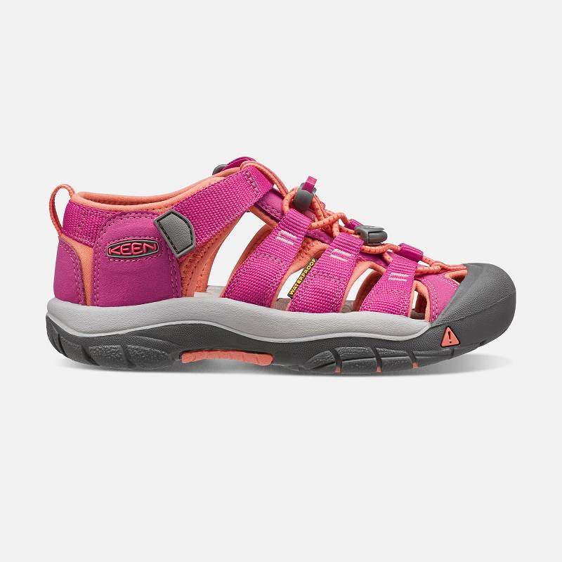 Keen Newport H2 Trekkingsandalen Kinder DE-32507 Very Berry/Fusion Coral - Keen Kinderschuhe Rosa